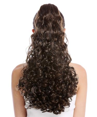 WIG ME UP 9563B-V-8 Hairpiece Braid Ponytail - Long Voluminous Curly Brown Wig for an Effortless Look - Buy Online on GoSupps.com
