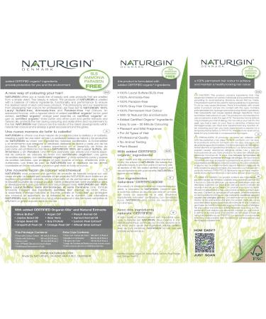 Coloration Femme Permanente Naturigin chatain clair 6.0 sans ammoniaque et sans parab nes couvre jusqu 100% des cheveux gris Longue Tenue Vegan Cruelty Free - Buy Online on GoSupps.com