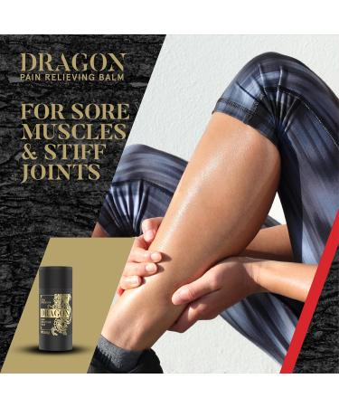 Dragon Balm Travel Roll-On - Xtra Strength Muscle & Joint Relief | Natural Quick Absorb Formula for Back Elbows Feet Hands Hips Legs & Neck - Buy Online on GoSupps.com