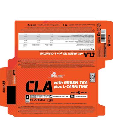 Olimp CLA with Green Tea & L-Carnitine 60 Capsules | Enhance Weight Loss & Boost Performance | International Shipping Available - Buy Online on GoSupps.com