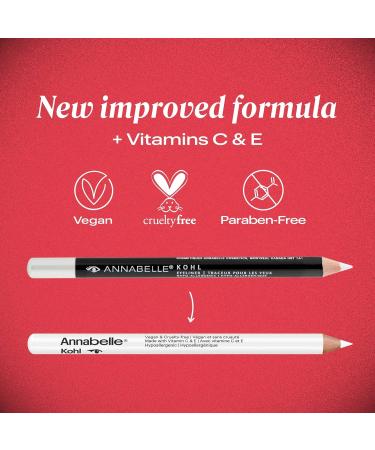 Annabelle Vegan Kohl Eyeliner Metallic Finish 200 Frosty Turquoise Intense Colour Payoff Long-Lasting Cruelty-Free Paraben-Free Silicone-Free Fragrance-Free Hypoallergenic 1.14 g Metallic 200 Frosty Turquoise - Buy Online on GoSupps.com