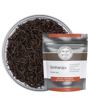 Golden Moon Sinharaja Ceylon Black Tea - Loose Leaf, Non-GMO - 1 Pound (181 Servings) 1 Pound (Pack of 1)