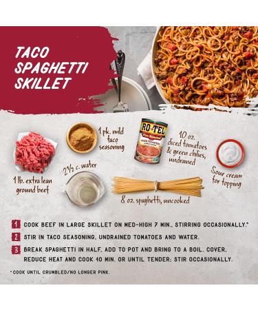 Rotel Fire Roasted Diced Tomatoes and Green Chilies 283 g - Buy Online on GoSupps.com