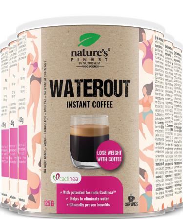 Nature's Finest by Nutrisslim WaterOut Coffee - Organic Detox Coffee - Arabica Coffee, Cactinea and Natural Flavors for a Boost of Energy and Well-Being