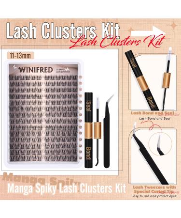 Manga Lash Clusters Kit - Natural Eyelash Extensions for Wispy Lashes | Winifred Manga - Buy Online on GoSupps.com