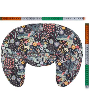 Organic Under Water Neck Pillow with Stand-Up Collar & Heat Pad Comfortable Rapeseed Fabric Neck Warmer for International Shipping - Buy Online on GoSupps.com