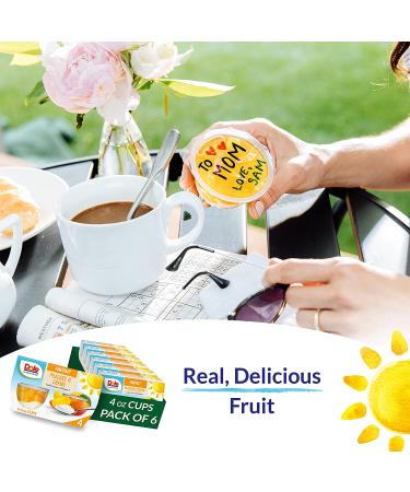 Dole Peaches & Creme Parfait Fruit Bowls - Gluten-Free Healthy Snack - 4.3 Oz (Pack of 24) - Buy Online on GoSupps.com
