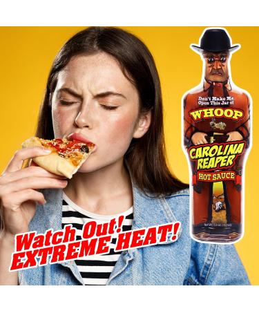 WHOOP Premium Carolina Reaper Hot Sauce Try if you dare! Perfect Gourmet Gift for the Hot Sauce Fan - Buy Online on GoSupps.com