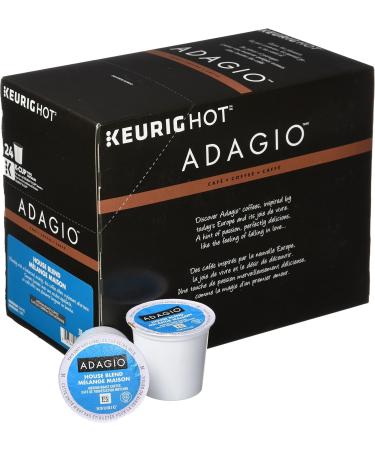 Adagio House Blend - Medium Roast Coffee K-Cup Portion for Keurig Brewers 24 Count - Buy Online on GoSupps.com