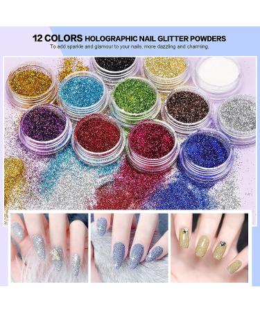 Morovan Acrylic Nail Kit - Professional Acrylic Nail Powder Set for Beginners - Glitter Acrylic Nail Set with Everything for DIY Nail Extensions - Buy Online on GoSupps.com