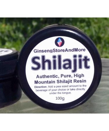 1000 Servings 100g Authentic Pure High Mountain Shilajit Resin | Rich in Fulvic Acid & Trace Minerals | Energy Boost for Men and Women - Buy Online on GoSupps.com