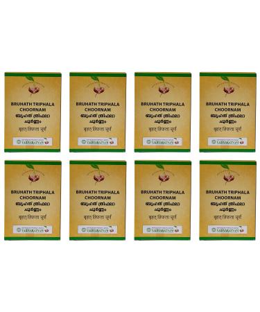 Pack of 8 - Vaidyaratnam Bruhath Triphala Choornam - 100g