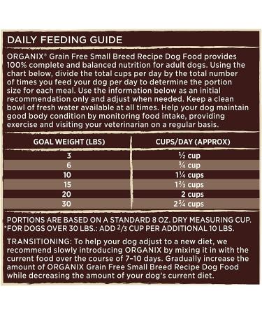 Castor & Pollux Organix Organic Grain-Free Chicken Dog Food for Small Breeds - 4 lb - Buy Online on GoSupps.com