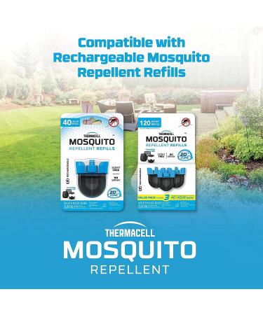 Thermacell E-Series Rechargeable Mosquito Repeller 2 Pack Bundle - 20ft Protection Zone - Charcoal - DEET Free - Scent Free - Bug Spray Alternative - Buy Online on GoSupps.com