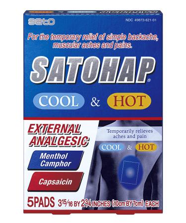 Satohap Cool & Hot External Analgesic 5 Count
