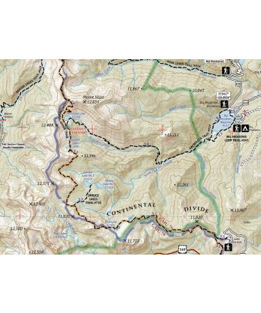 Weminuche Wilderness East Topographic Hiking Map - Colorado Trail Maps (2019) - Buy Online on GoSupps.com