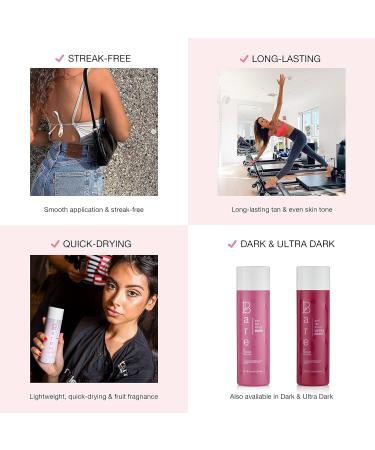 Bare by Vogue - Medium Tan Self-Tanning Lotion - Suitable for All Skin Types - Self Tanner for Face & Body - Long-Lasting Fake Tan - 200ML - Buy Online on GoSupps.com