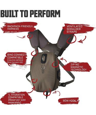 Badlands Mag Bino Case - Hydration-Compatible Binocular Case | Mud - Buy Online on GoSupps.com
