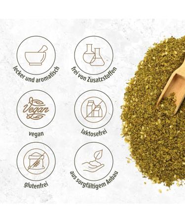Zaatar Monte Nativo (250g) - pice de Zaatar s ch e avec soin - M lange d' pices aromatique et d licieux id al pour la p tisserie et les dips - pice orientale Zaatar 250 g (Lot de 1) - Buy Online on GoSupps.com