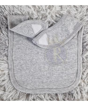 Royal Icon Baby Bibs Set | 100% Organic Cotton | 0-6 Months & 6-12 Months | Hook and Loop Closure | Soft & Absorbent | Toddler Boys and Girls | Grey - 3/6/12Pc - Buy Online on GoSupps.com