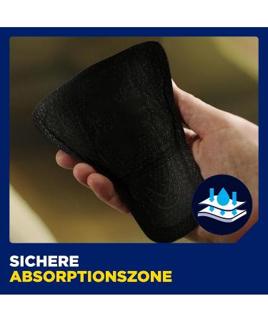 TENA MEN Protective Shield Extra Light - 112 Individually Packaged Hygienic Inlays for Men - Ultra-Thin Urine Protection - Monthly Supply (8 x 14) - Black - Buy Online on GoSupps.com