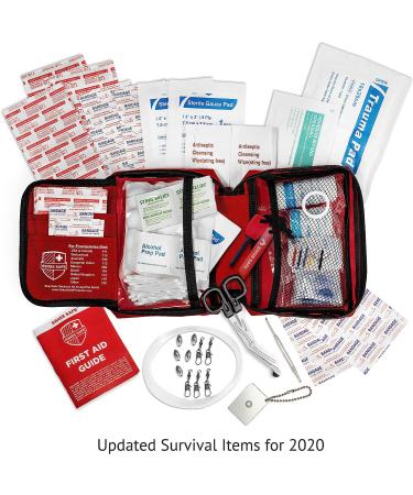 200-Piece Professional First Aid Kit with Emergency Medical Supplies for Home, Car, Work, Camping, Hunting, Hiking - Buy Online on GoSupps.com