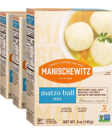 Manischewitz Matzo Ball Mix, 5-ounce boxes., (Pack of 3)