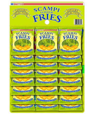 Smiths Pub Card Bundles Bacon Scampi Fries 24 x 24g (24 x Scampi Fries)