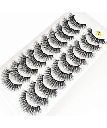 10 Pairs Natural 3D Mink False Eyelashes for Beauty - 38 Styles (3D111) - Buy Online on GoSupps.com