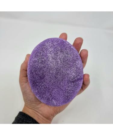Perfume Fragranced Handmade Exfoliating Soap Sponge - Vegan & Cruelty Free | Lavender Scented Glycerin Exfoliating Sponge for Bath & Shower - Buy Online on GoSupps.com