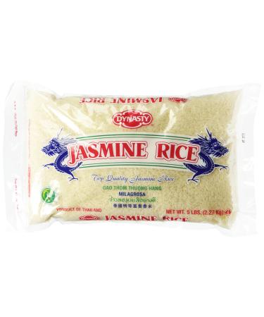 Dynasty Jasmine Rice, 5 Lb 5 Pound (Pack of 1)
