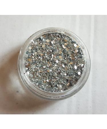 New nail art glitter mix silver multi color glitter powder glitter sequades powder dust powder glitter 3g jack insert for incorporation in gelnail nail design
