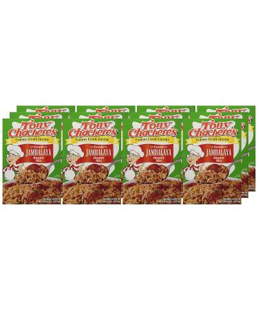 Tony Chachere's Jambalaya Mix - 8 Oz Boxes (12 Pack) | Authentic Cajun Flavor - Buy Online on GoSupps.com