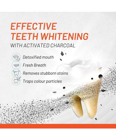 White Glo Charcoal Deep Stain Remover Strips - Remove 10 Years of Stains in 7 Days - Buy Online on GoSupps.com