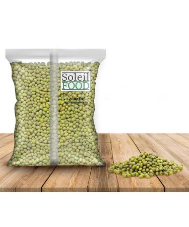 Soleilfood 2kg Dried Mung Beans - High-Protein Vegan Legumes GMO-Free Premium Quality - Buy Online on GoSupps.com