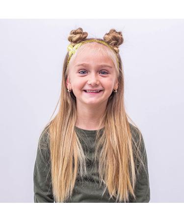 FROG SAC Set of 4 Butterfly Headbands for Girls - Non-Slip Glitter Headband Pack - Adjustable Thin Fashion Hairbands in Pink Gold Blue Purple - Cute Hair Accessories for Kids - Buy Online on GoSupps.com