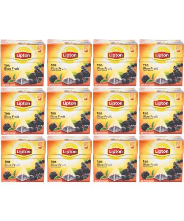 Lipton Pyramids Blue Fruits Tea 20 Bags - 12 Units