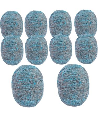 Steel Wool Scrubber 10 PCS Steel Wool Pads Easy Cleaning Steel Wool Scrubber Reusable Dish Scrubber Absorbent & Rich Foam Steel Wool Soap Pads for Household Cleaning Kitchen Dishes & Metal Grills - Buy Online on GoSupps.com