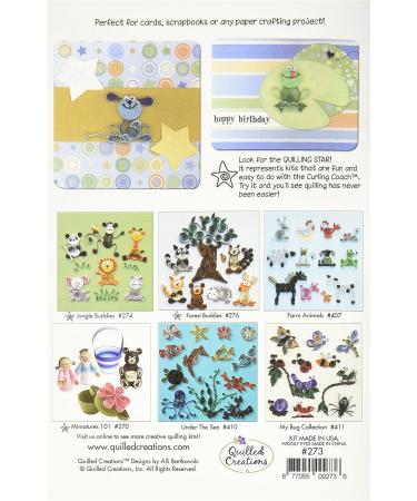 Quilled Creations 273 Quilling Kit - Animal Buddies | DIY Paper Crafting Set - Buy Online on GoSupps.com