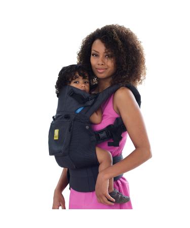 LILLEbaby Complete Airflow Ergonomic 6-in-1 Charcoal Carrier Newborn-Toddler