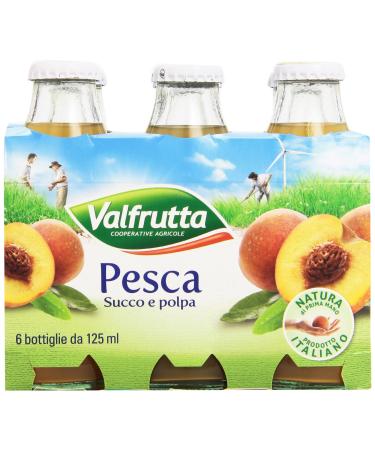 Jus de p che Valfrutta 6 x 125 ml