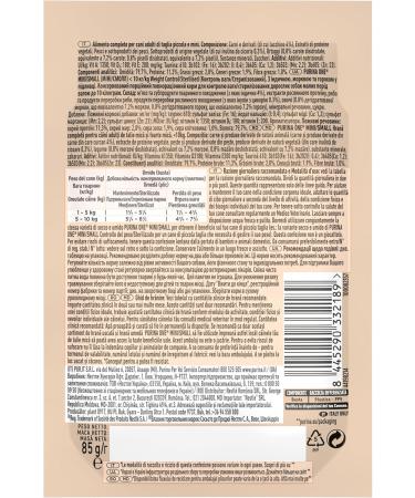 Purina One Mini Wet Weight Control for Dogs Carrots & Peas 26 x 85g pouches - Buy Online on GoSupps.com