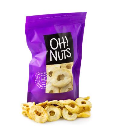Oh! Nuts - Dried Apple - 26oz Bulk | Fresh Dehydrated Apple Fruit Bites for Baking & Snacking | Low Cholesterol, High Fibers, Rich in Vitamin A & C (Dried Apple Rings)