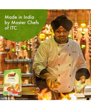 Kitchens of India Pav Bhaji Ready to Eat - Mashed Vegetable Curry (Pack of 6, 10 oz Boxes) - Buy Online on GoSupps.com