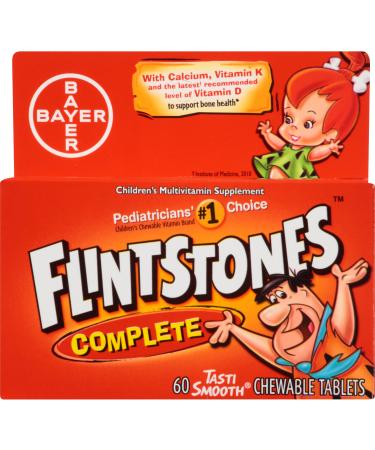 Flintstones Children's Complete Chewable Multivitamin, 60 Count