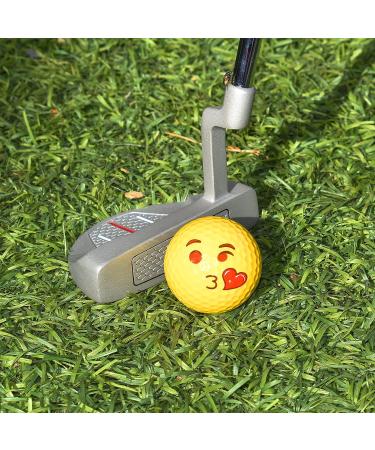Emoji Universe 2 Ply Professional Practice Golf Balls - Set of 12 Emoji Balls for Chipping and Putting - Perfect Gift for Golf Enthusiasts on Father's Day, Mother's Day, and Holidays - Buy Online on GoSupps.com
