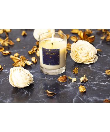 Aromatherapy Lavender Essential Oil Candle | 100% Soy Wax | 13.5 OZ Glass | Hand Poured in USA - Buy Online on GoSupps.com