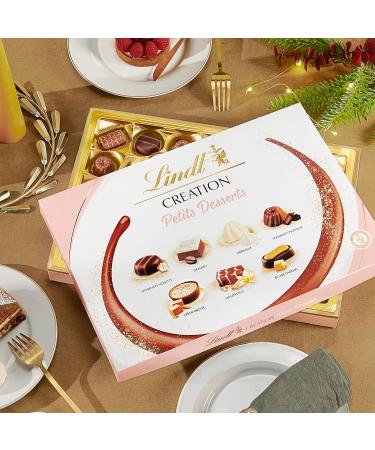 Lindt - CREATION Box of Small Desserts - Assortment of Milk Dark and White Chocolates - Pastry inspiration - Ideal for - Buy Online on GoSupps.com
