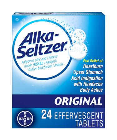 Alka-Seltzer Original with Aspirin 24 Count