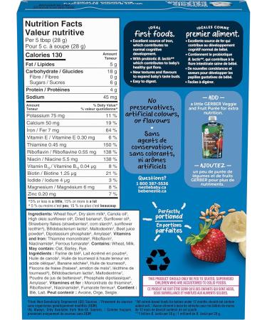 Gerber Baby Cereal Wheat Banana Strawberry Sachet 6x28g - Buy Online on GoSupps.com